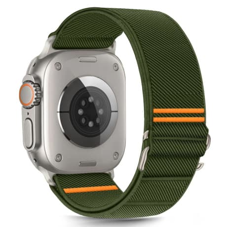 Tech-Protect Nylon Slip remienok na Apple Watch 44/45/46/49mm, khaki 1