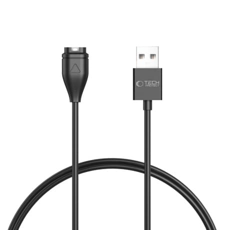 Tech-Protect MC04 USB nabíjací kábel na Garmin hodinky 1m, čierny 1