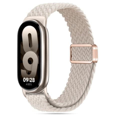 Tech-Protect Nylonmag remienok na Xiaomi Smart Band 8 / 9 / NFC, starlight 1