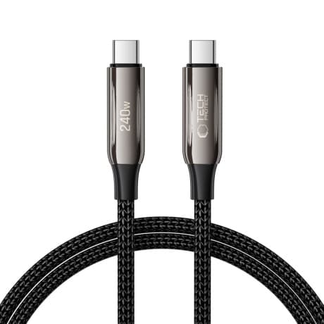 Tech-Protect UB10T kábel USB-C / USB-C 240W QC PD 1m, čierny 1