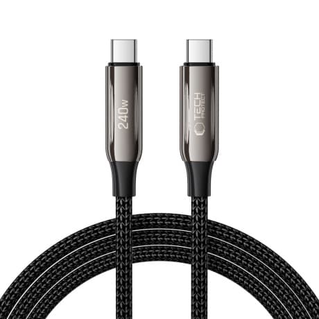Tech-Protect UB10T kábel USB-C / USB-C 240W QC PD 2m, čierny 1