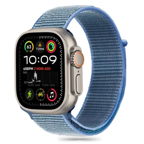 Tech-Protect Nylon remienok na Apple Watch 40/41/42mm, baby blue 1