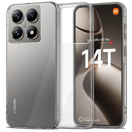 Tech-Protect Flexair Hybrid kryt na Xiaomi 14T, priesvitný 1