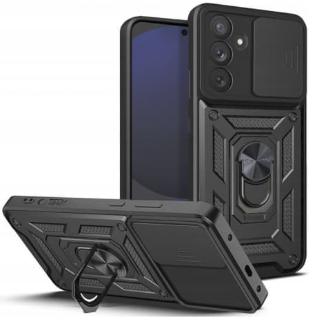 Tech-Protect Camshield Pro kryt na Samsung Galaxy S24 FE, čierny 1