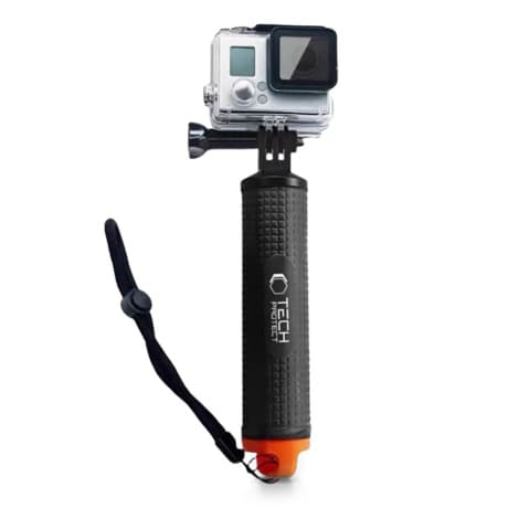 Tech-Protect GA100 vodeodolný držiak pre športové kamery GoPro / DJI, čierny 1