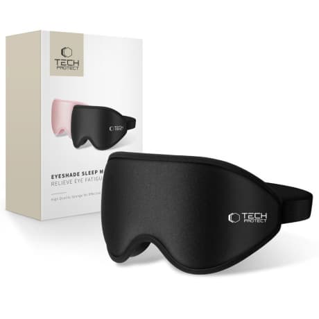 Tech-Protect Eyeshade maska na spanie, čierna 1