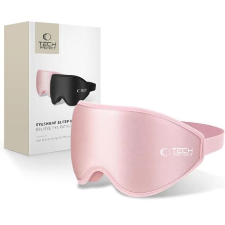 Tech-Protect Eyeshade maska na spanie, ružová