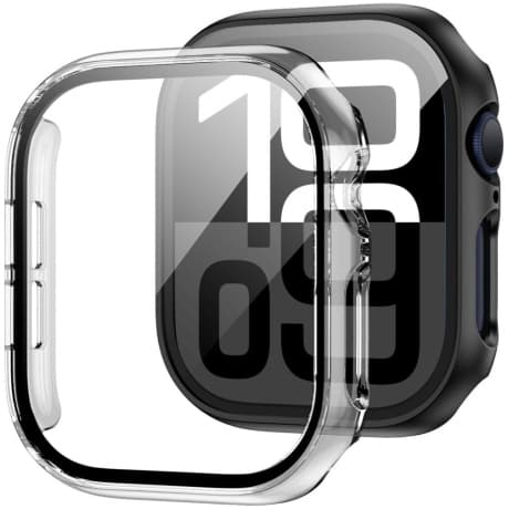 Tech-Protect Defense 360 puzdro so sklom na Apple Watch 10 42mm, priesvitné 1