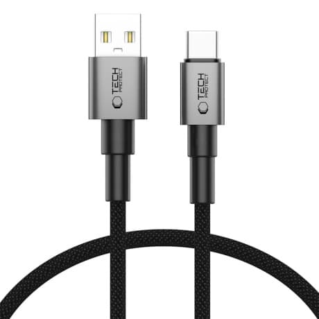 Tech-Protect Ultraboost DNA kábel USB / USB-C 15W / 3A 25 cm, šedý 1