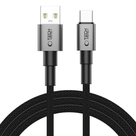 Tech-Protect Ultraboost DNA kábel USB / USB-C 15W / 3A 2m, šedý 1