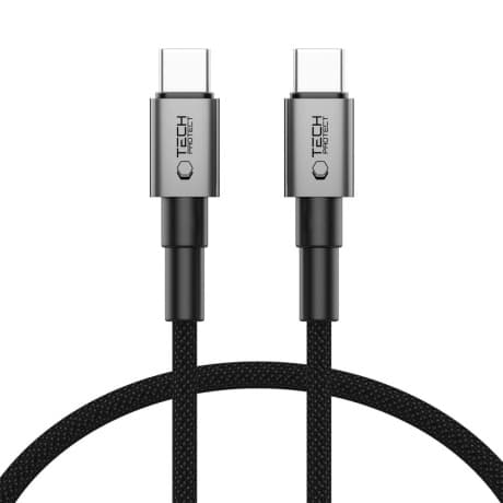 Tech-Protect Ultraboost DNA kábel USB-C / USB-C PD 60W / 3A 25 cm, šedý