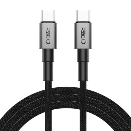 Tech-Protect Ultraboost DNA kábel USB-C / USB-C PD 100W / 5A 2m, šedý 1