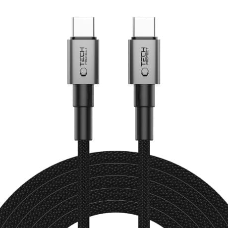 Tech-Protect Ultraboost DNA kábel USB-C / USB-C PD 100W / 5A 3m, šedý 1