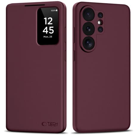 Tech-Protect Smart Wallet knižkové puzdro na Samsung Galaxy S26 Ultra, bordové