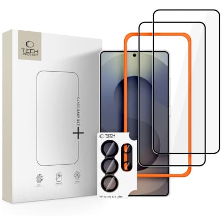 Tech-Protect Easy Set 3x ochranné sklo na Samsung Galaxy S26 Ultra, čierne 1