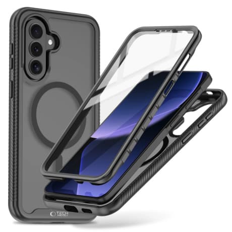 Tech-Protect Defense MagSafe kryt na Samsung Galaxy A57 5G, čierny 1