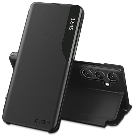 Tech-Protect Smart View knižkové puzdro na Samsung Galaxy A57 5G, čierne
