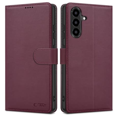 Tech-Protect Wallet knižkové puzdro na Samsung Galaxy A27 5G, mulberry 1