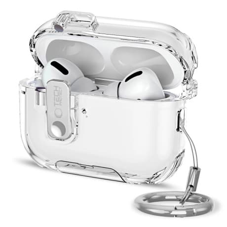 Tech-Protect Bounce Pro puzdro na Apple AirPods Pro 3, priesvitné 1