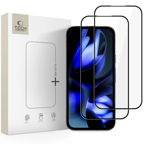 Tech-Protect Glass Fit 2x ochranné sklo na Google Pixel 9A / 10A, čierne 1