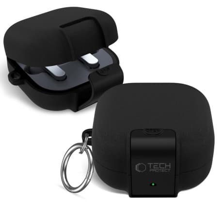 Tech-Protect Slim Hook puzdro na Samsung Galaxy Buds 4 / 4 Pro, čierne 1