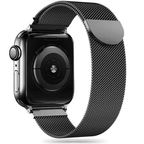 Tech-Protect Milanese remienok na Apple Watch 44/45/49mm, black 1