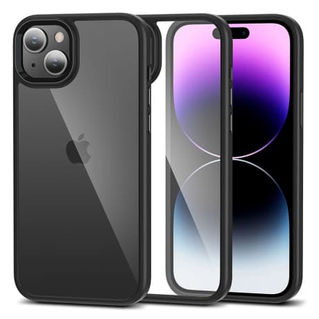 Tech-Protect Magmat kryt na iPhone 15 Plus, čierny/priesvitný 1