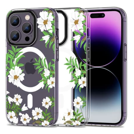 Tech-Protect Magmood MagSafe kryt na iPhone 14 Pro, spring daisy 1