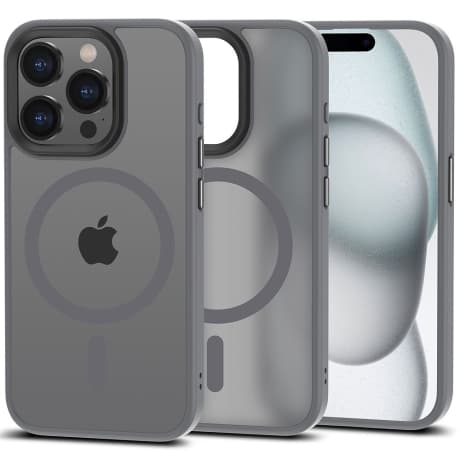 Tech-Protect Magmat MagSafe kryt na iPhone 15 Pro Max, šedá