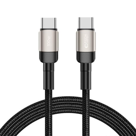 Tech-Protect Ultraboost Evo kábel USB-C / USB-C PD 100W 5A 2m, titanium 1