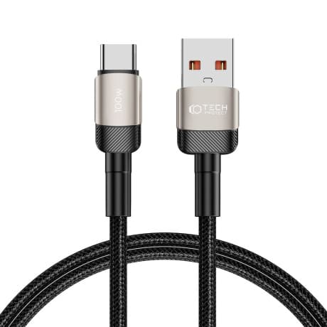 Tech-Protect Ultraboost Evo kábel USB / USB-C 100W 5A 1m, titanium 1