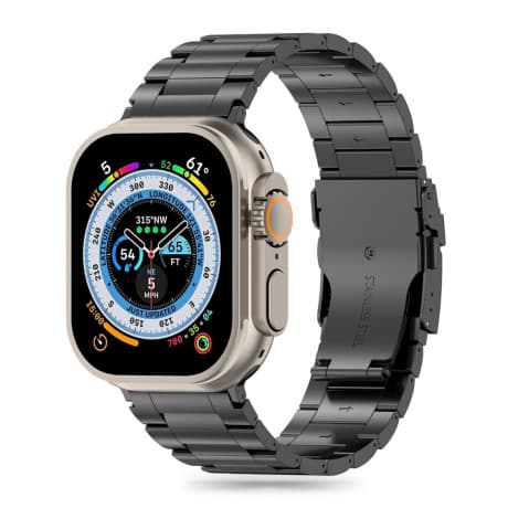 Tech-Protect Stainless remienok na Apple Watch 44/45/49mm, black 1