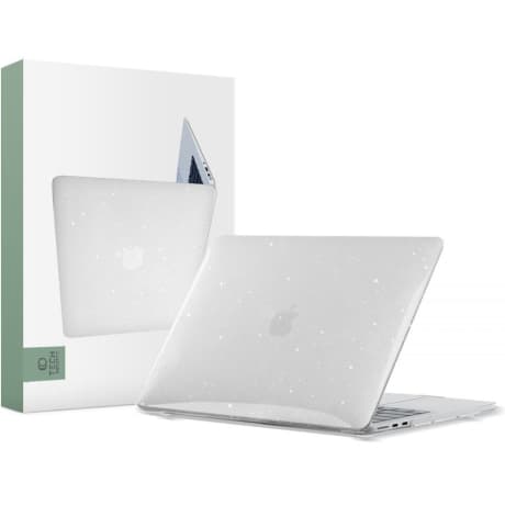 Tech-Protect Smartshell kryt na Macbook Air 13'' M2 – M5 2023-2026, glitter priesvitný (TEC924095) 1