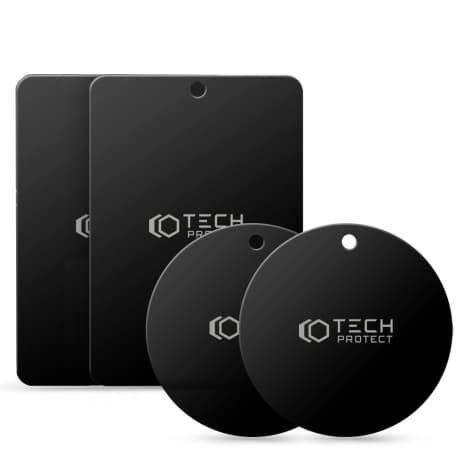 Tech-Protect Metal Plate kovový pliešok pre magnetický držiak 4ks, čierny 1