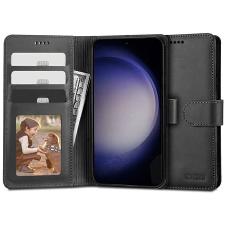 Tech-Protect Wallet puzdro na Samsung Galaxy S23 Plus, čierne 1