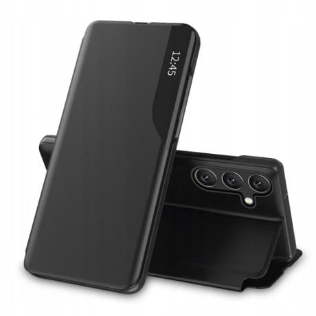 Tech-Protect Smart View knižkové puzdro na Samsung Galaxy A14 4G / 5G, čierne 1