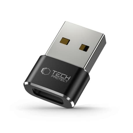 Tech-Protect Ultraboost adaptér USB / USB-C, čierny 1