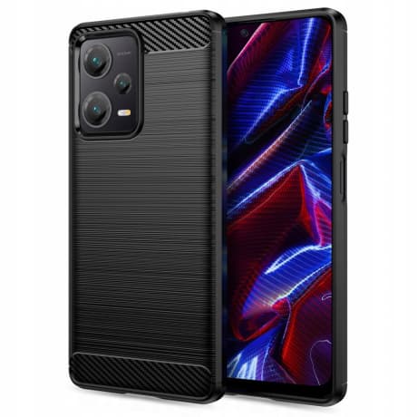 Tech-Protect Carbon kryt na Xiaomi Redmi Note 12 / Poco X5 5G, čierny 1