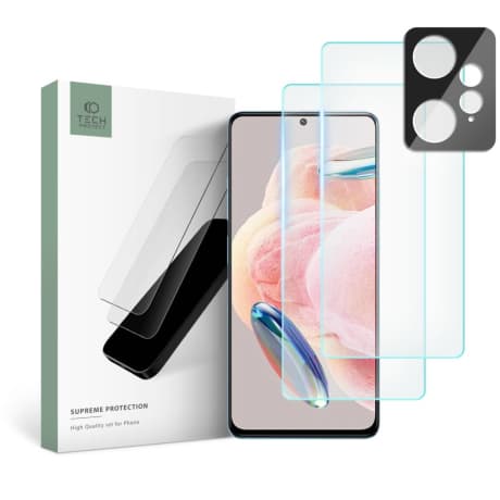Tech-Protect Supreme Set ochranné sklo Xiaomi Redmi Note 12 4G 1
