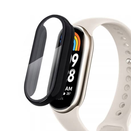 Tech-Protect Defense 360 puzdro s ochranným sklom na Xiaomi Smart Band 8, black 1
