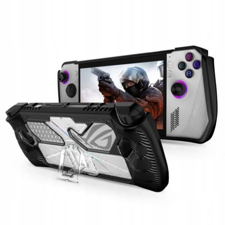 Tech-Protect Defense kryt na Asus Rog Ally, čierny/priesvitný 1