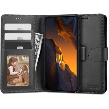 Tech-Protect Wallet knižkové puzdro na Xiaomi Poco F5, čierne 1