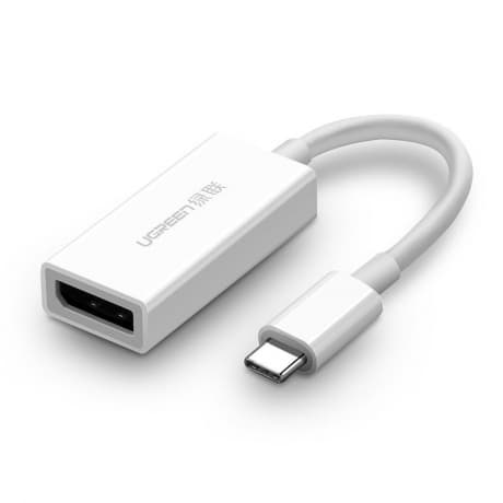 Ugreen MM130 adaptér USB-C / DisplayPort, biely (40372) 1