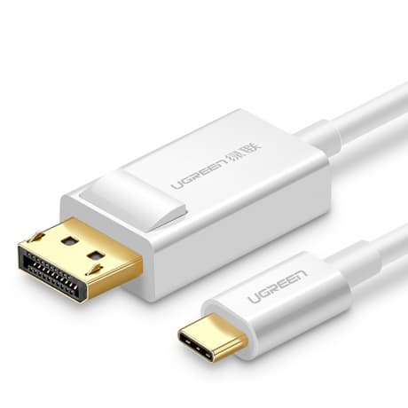 Ugreen MM139 kábel USB-C / DisplayPort 4K 1.5m, biely (MM139) 1