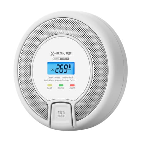 X-Sense CO03D-W detektor oxidu uhoľnatého, biely 1