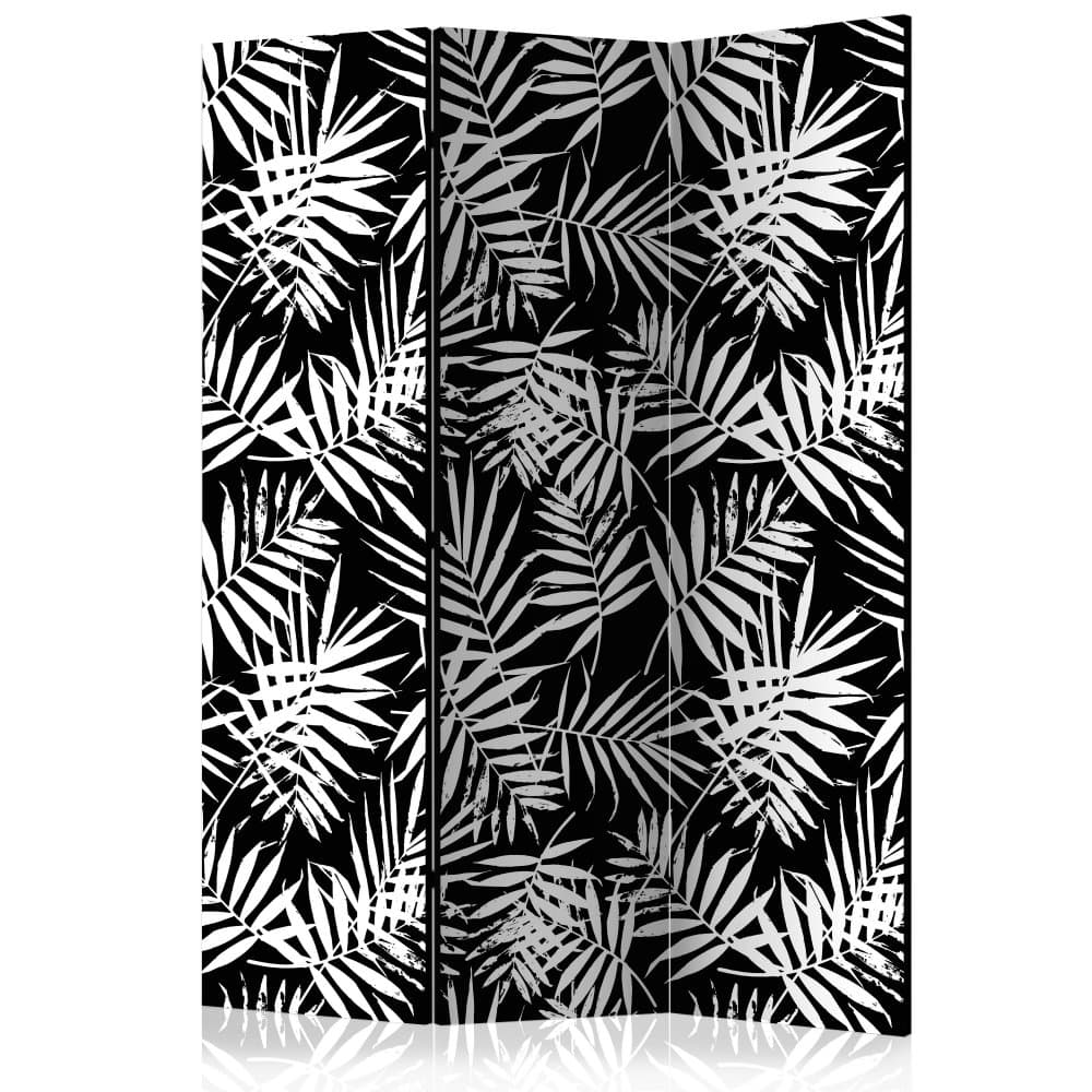 Paraván Black and White Jungle Dekorhome 1
