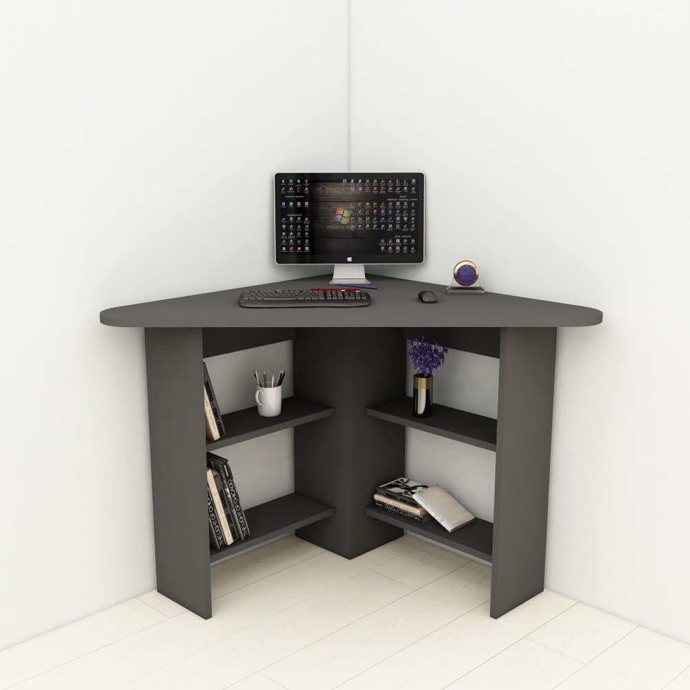Písací stôl Corner - Anthracite 1