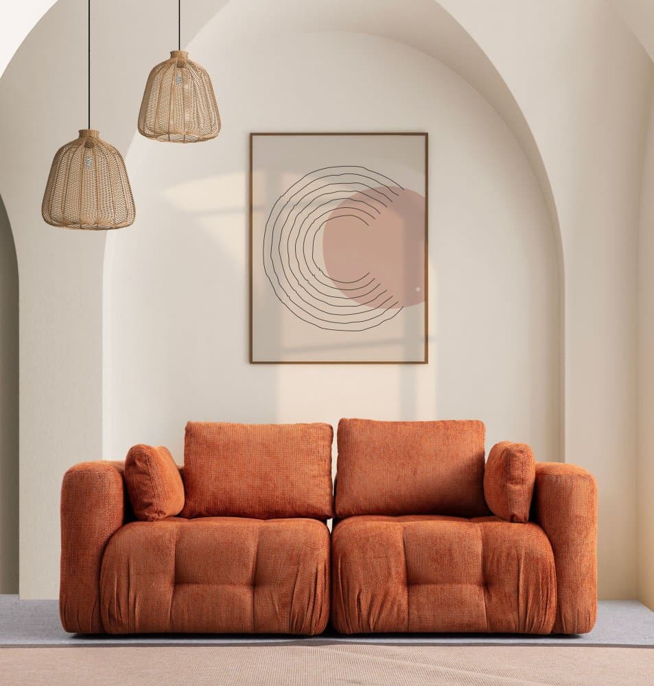 Dvojmiestna pohovka Amaris 2 Seater - Orange 1