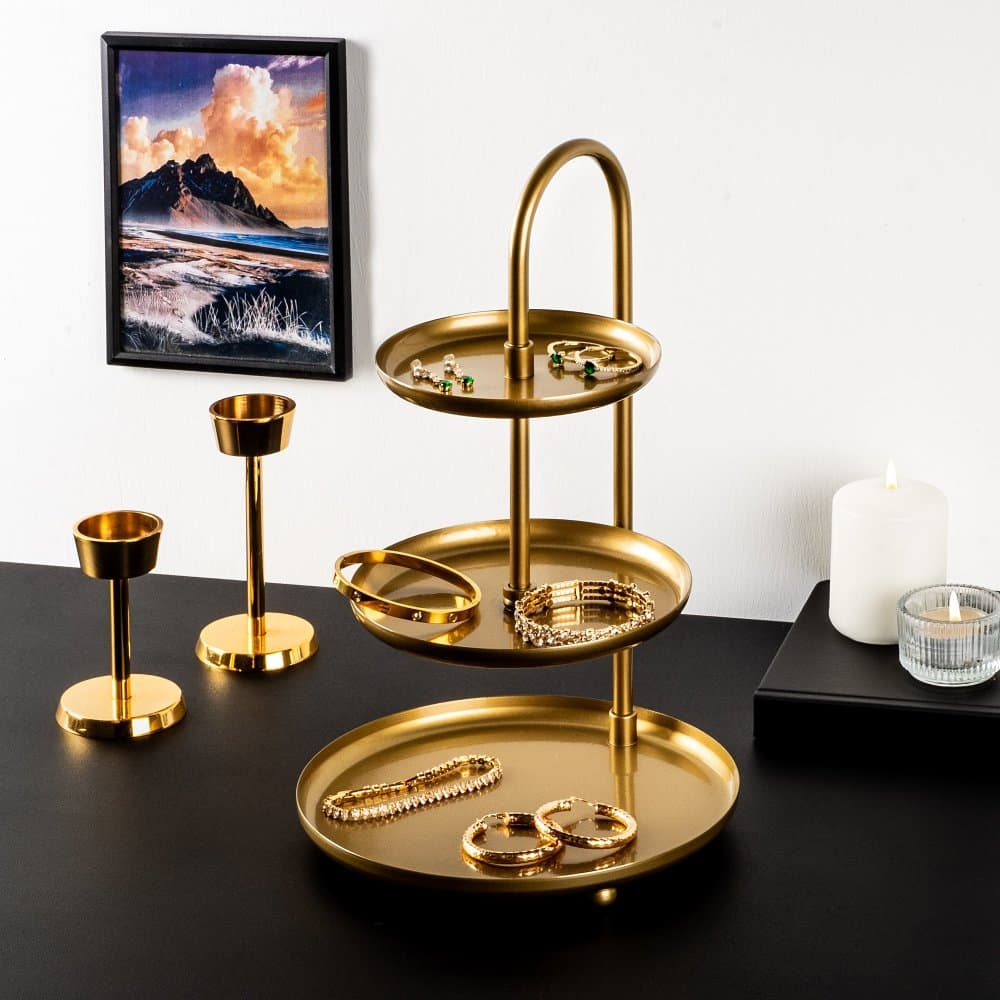 Dekoratívny kovový doplnok Kalkı-B - Gold 1