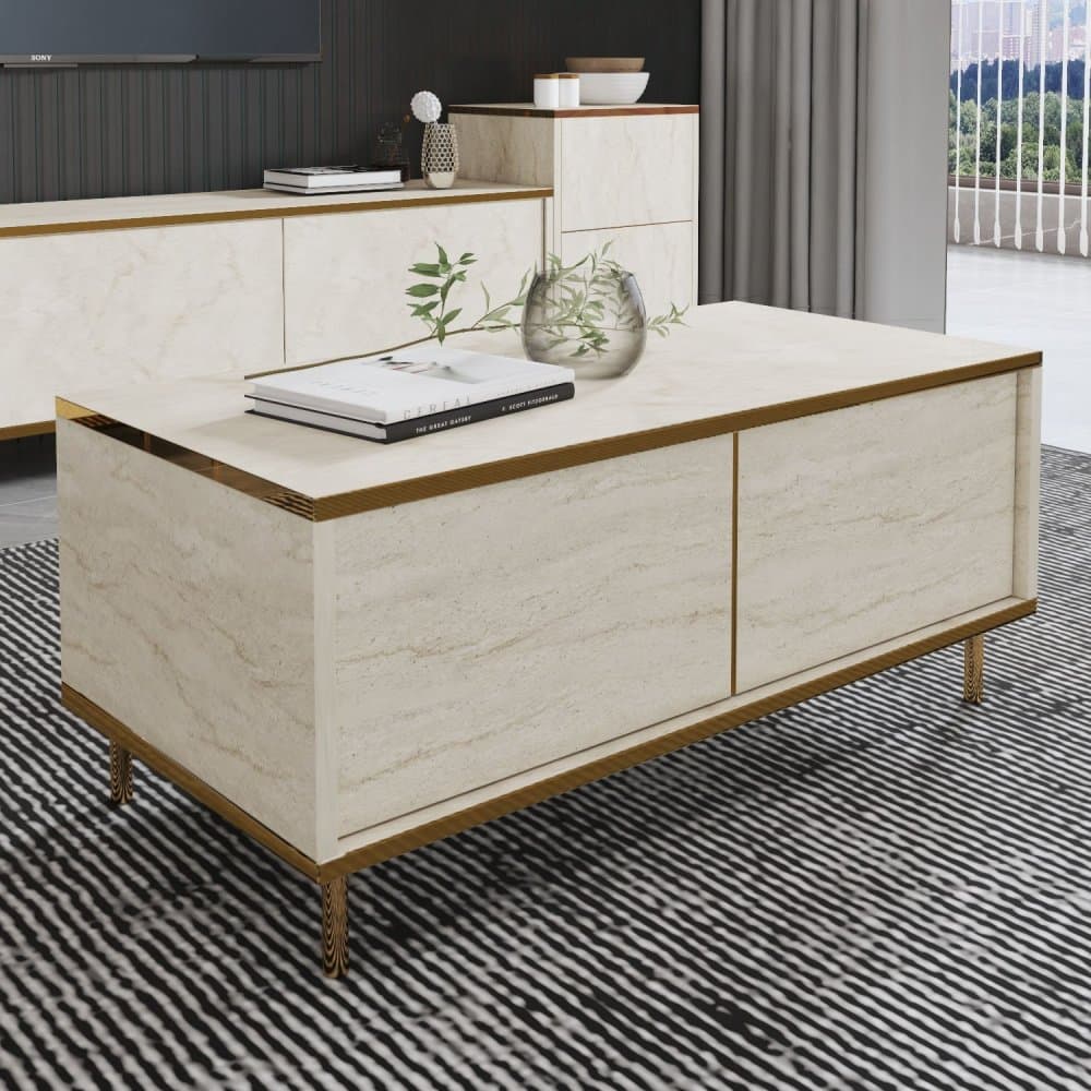 Konferenčný stolík Imaj - Travertine 1